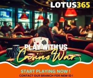 Read more about the article A Beginner’s Guide to Casino War on Lotus365