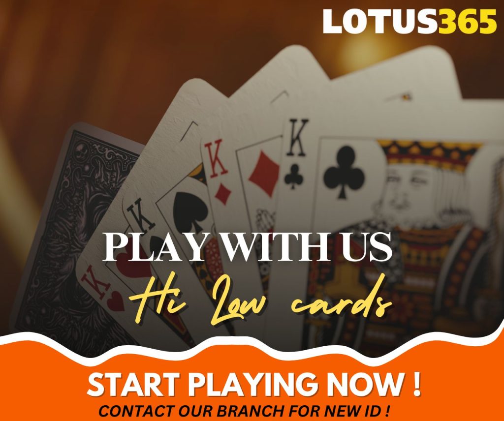 Online Hi Lo card betting