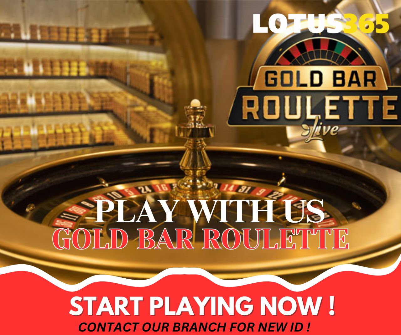 You are currently viewing A Beginner’s Guide to Gold Bar Roulette on Lotus365