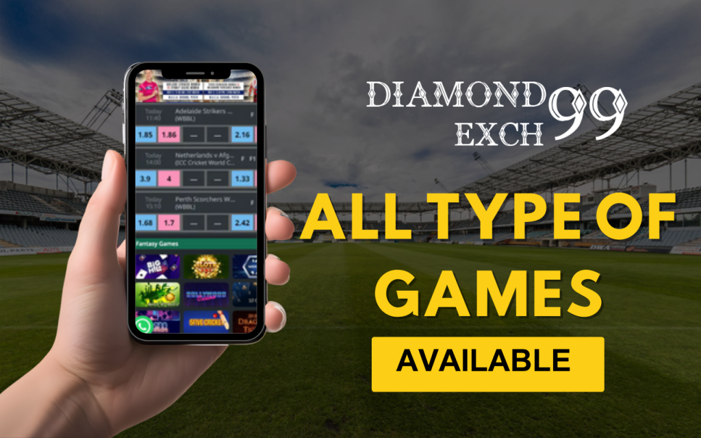 All Type of Games Available DiamondExch99