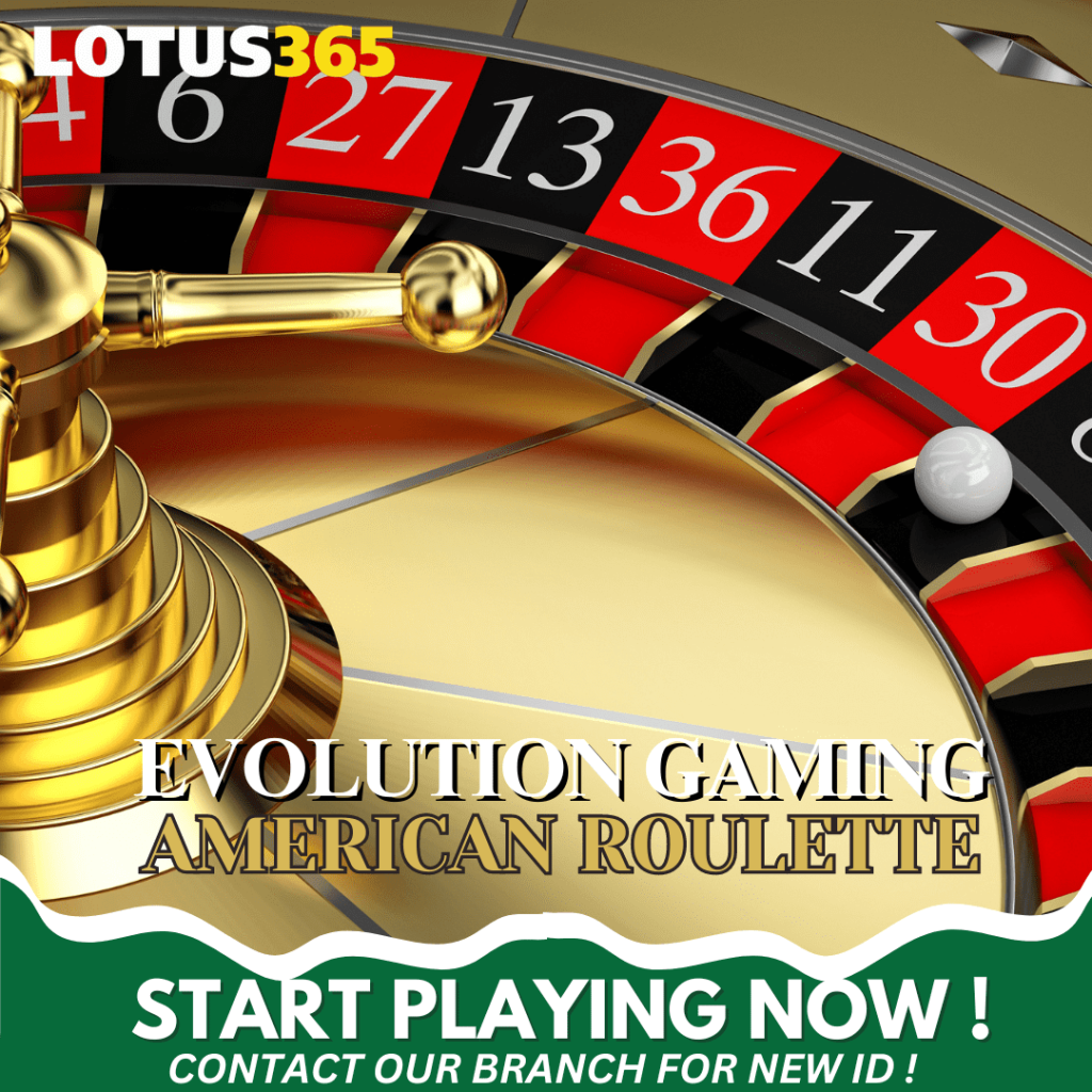 American Roulette odds on Lotus365