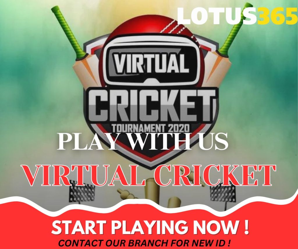 Betting on virtual cricket