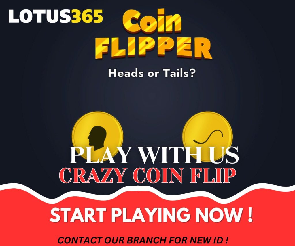 Crazy Coin Flip odds Lotus365