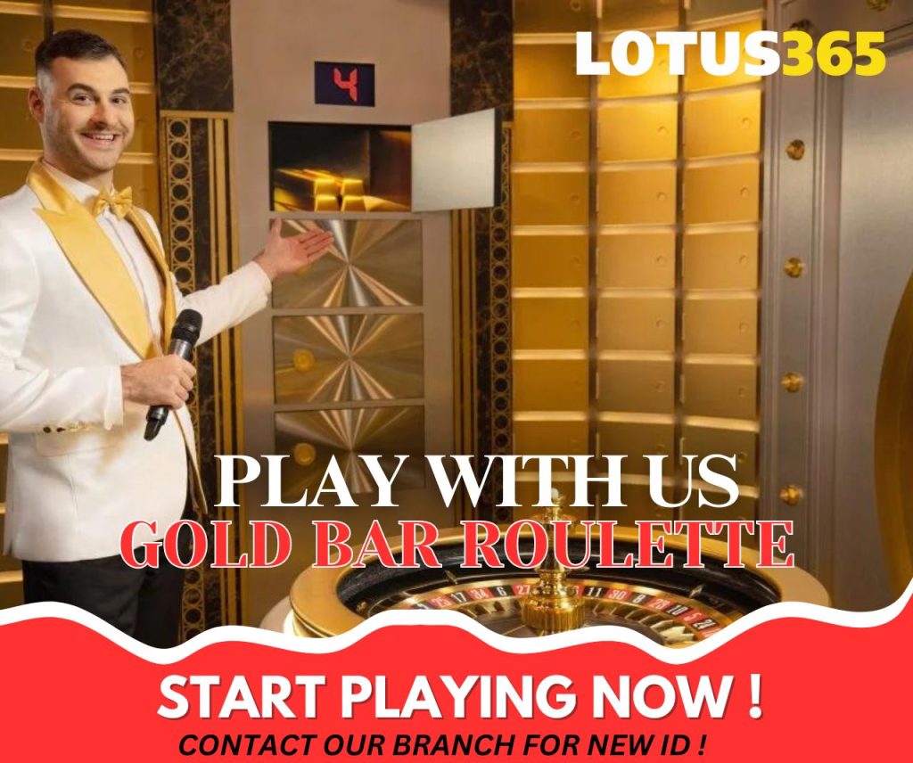 Gold Bar Roulette gameplay on Lotus365