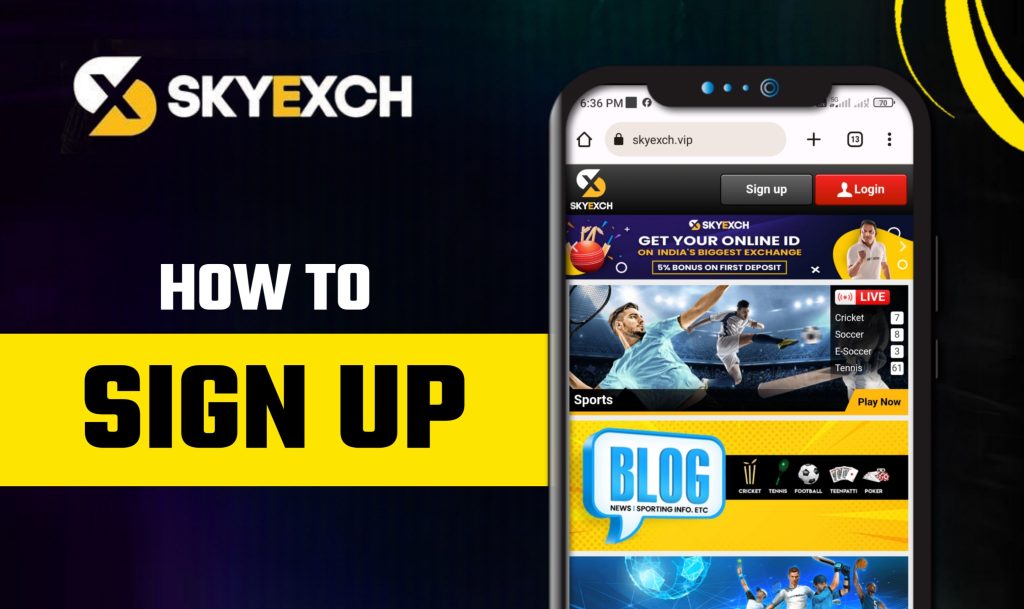 How to Sign Up on Sky Exchange