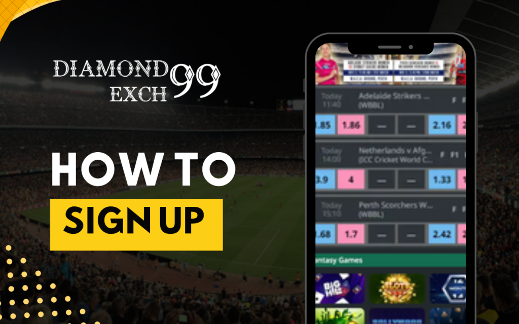 How to Sign up on DiamondExch99