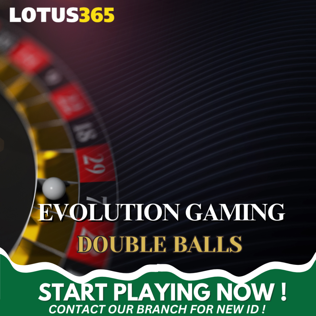 Lotus365 live Double Ball Roulette betting