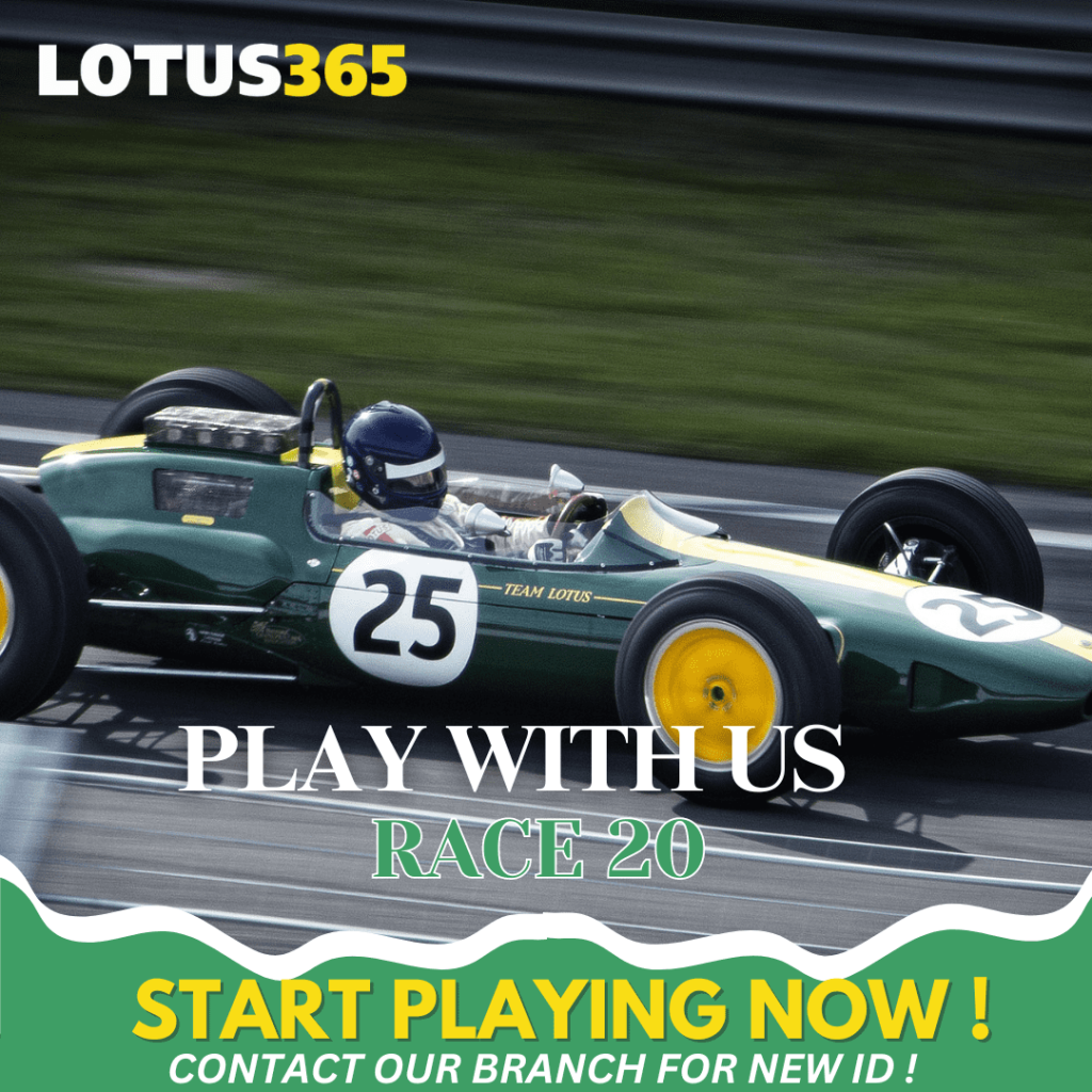 Winning bets Race 20 Lotus365