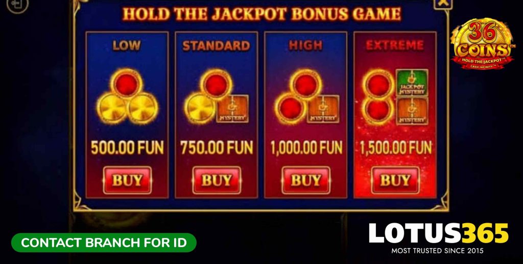 Maximize wins 36 Coins Slots