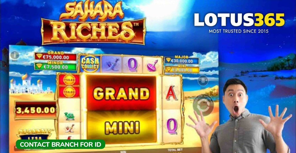 Play Sahara Riches on Lotus365