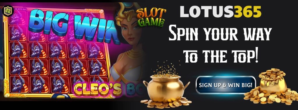 Egyptian themed slots on Lotus365