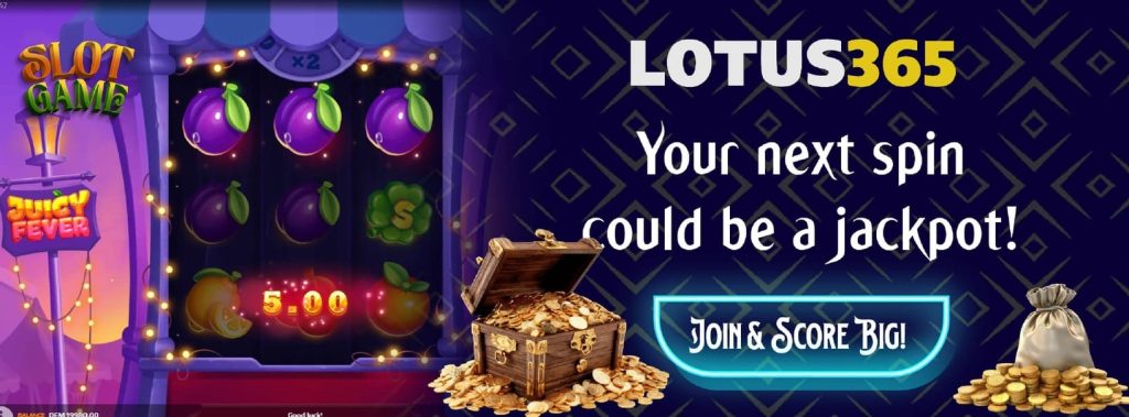 Juicy Fever Slots on Lotus365