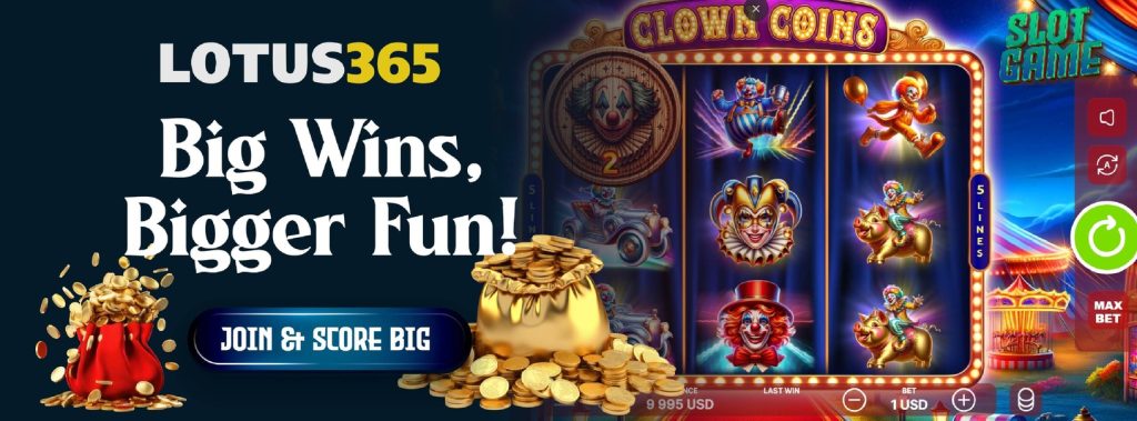 Lotus365 Clown Coins Slot