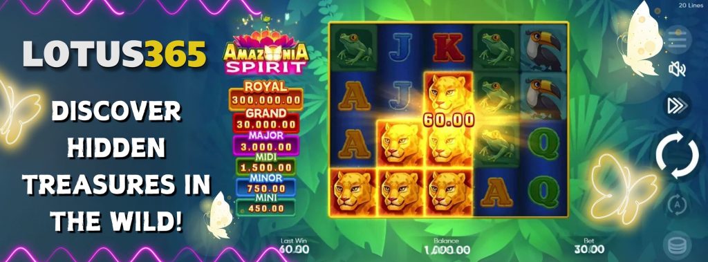 Amazonia Spirit Slot Features