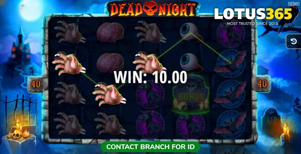 Dead Night Slot tips Lotus365