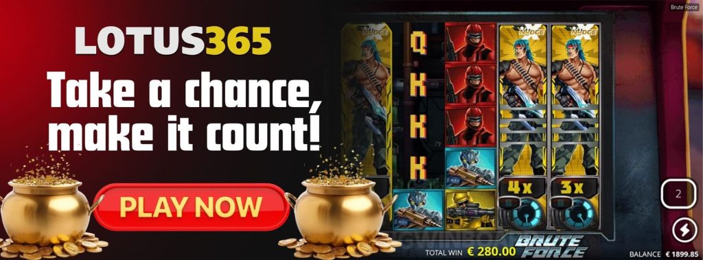 Progressive jackpot slots on Lotus365