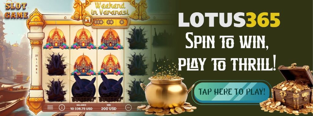 Slot game promotions on Lotus365